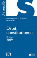 Droit constitutionnel 2019 - 37e éd.