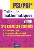 Colles de Mathématiques - PSI/PSI* - Programme 2022