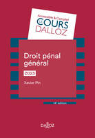 Droit pénal général 2023 14ed