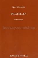 Bagatellen, in stark wechselnder Laune. op. 36. violin, cello and piano. Partition et parties.