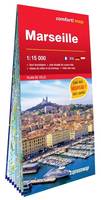 Marseille 1/15.000 (carte grand format laminée - plan de ville)