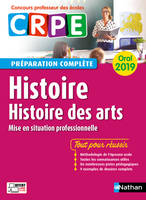 Histoire - Histoire des arts - Oral 2019 - Préparation complète - (Concours Professeur des écoles)