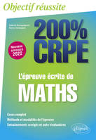 L'épreuve écrite de maths, Nouveau concours 2022