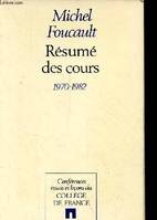 Résumé des cours 1970-1982, 1970-1982