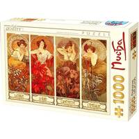 Puzzle 1000 pcs - Mucha pierres précieuses