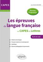 Les épreuves de langue française au Capes de lettres - Nouvelle épreuve