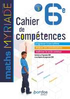 Myriade Maths 6e 2018 Cahier de compétences élève