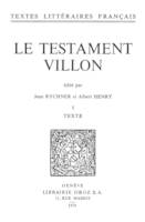 Le Testament, Tome premier, Texte