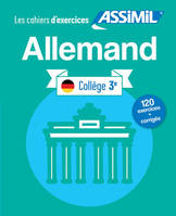 Allemand collège 3e (cahier d'exercices)