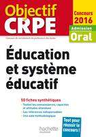 CRPE en fiches : Éducation et système éducatif - 2016