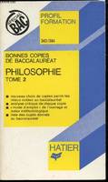 2, philosophie, Bonnes copies au bac philo 2