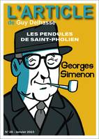 Georges Simenon, Les pendules de Saint-Pholien