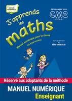 J'apprends les maths CM2 Manuel + Fichier, manuel