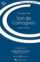 Son de Camaguey, Cuban Folk Song. choir (TTBB) and percussion. Partition vocale/chorale et instrumentale.