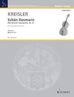 Schön Rosmarin, Alt-Wiener Tanzweisen III. No. 12. cello and piano.