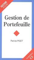 GESTION DE PORTEFEUILLE