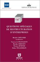 Questions spéciales de restructuration d'entreprises