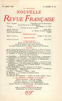La Nouvelle Nouvelle Revue Française N' 32 (Aoűt 1955)
