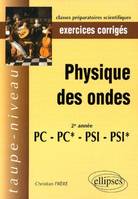 Physique des Ondes PC-PC*-PSI-PSI* - Exercices corrigés, exercices corrigés