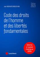 code des droits de l homme et des libertes fondamentales 2023