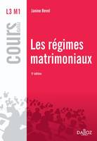 Les régimes matrimoniaux - 5e éd.