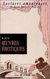 OEuvres érotiques / Baffo, [1], Oeuvres érotiques - Tome 1