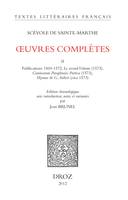 Œuvres complètes. Tome II. Publications 1569-1572, Le second Volume (1573),,Canticorum Paraphrasis Poëtica (1573), Hymne de G. Aubert (circa 1573)