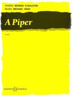 A Piper F Minor, voice, flute and piano. aiguë/moyenne.