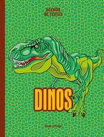 Agenda de texte dinosaures