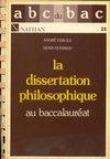 La dissertation philosophique au bac - abc du bac, dissertation