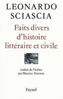 Faits divers d'histoire litt√©raire et civile