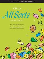 Cello All Sorts. Initial-Grade 3, Cello and piano albums