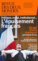 Revue des Deux Mondes, L'épuisement français