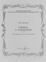 Choral Et Variations Opus 37