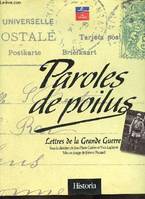 Paroles de poilus, lettres de la Grande guerre