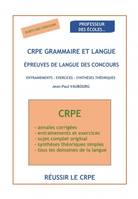 CRPE Grammaire et Langue