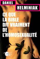 Divers Sciences Humaines Ce que la Bible dit vraiment de l'homosexualité