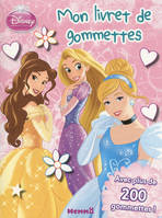 Disney princesses mon livret de gommettes (belle, tiana, aurore)