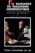 La naissance du paradigme herméneutique, Schleiermacher, Humboldt, Boeckh, Droysen