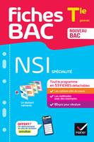 Fiches bac NSI Tle (spécialité) - Bac 2024, tout le programme en fiches de révision détachables