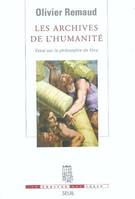 Les Archives de l'humanité. Essai sur la philosophie de Vico, essai sur la philosophie de Vico