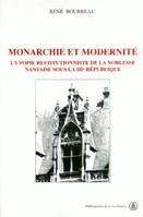 Monarchie et modernité, L'utopie restitutionniste de la noblesse nantaise sous la IIIe République