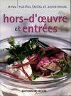 Hors d'Oeuvre et Entrees