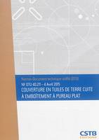 NF DTU 40.211 - Couvertures en tuiles de terre cuite à emboitement à pureau plat