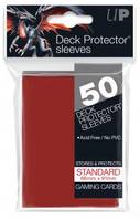 66x91mm - Standard Poker US - Red (50) - Sleeves