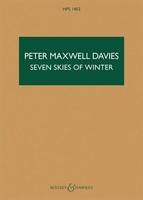 Seven skies of winter, For instrumental ensemble