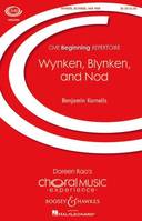 Wynken, Blynken, and Nod, choir (SA) and piano. Partition de chœur.