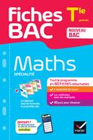 Fiches bac Maths Tle (spécialité) - Bac 2024, tout le programme en fiches de révision détachables