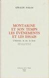 Essais De Montaigne, les événements et les 