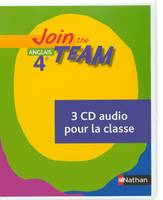 Join the Team 4ème - 3 CD audio classe